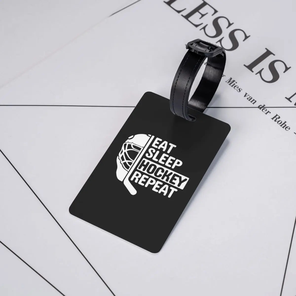 Funny Hockey Quote Hockey Quotes Luggage Tags Suitcase Accessories Travel Baggage Boarding Tag Label Holder ID Name Address