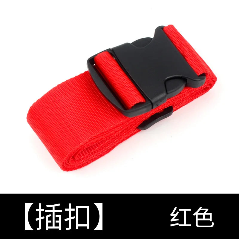 Straight Shaped Luggage Straps for Suitcase, Polyester Luggage Belt with Adjustable Release Buckle Travel Accessory ﻿