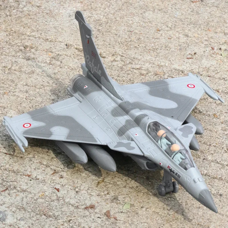 Alloy Fighter Model Acoustooptic Return Force Aviation Military Aircraft Model Toy Ornament Gift F546