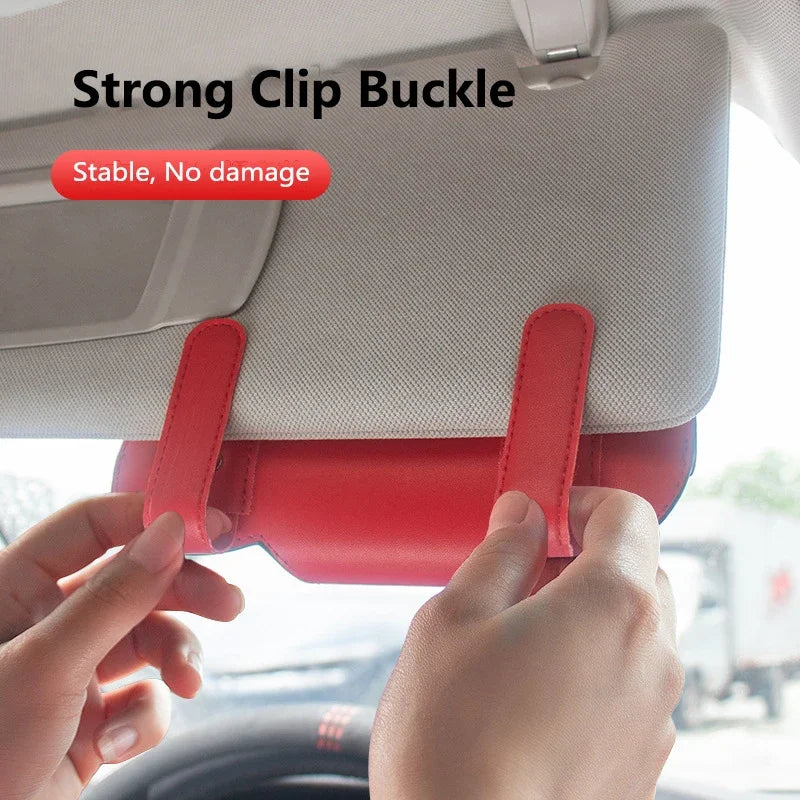 Car Sunglasses Holder For Suzuki Jimny Baleno ALTO IGNIS Samurai SX4 Swift Multi-function Glasses Clip Bill Clip Car accessories