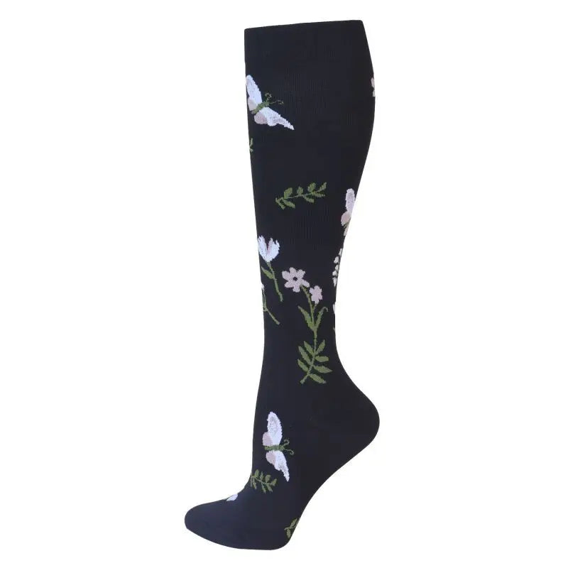 Compression Socks for Men and Women Medical Althetic Diabetes Varicose Veins Sports Socks for Running Cycling Travel Flight