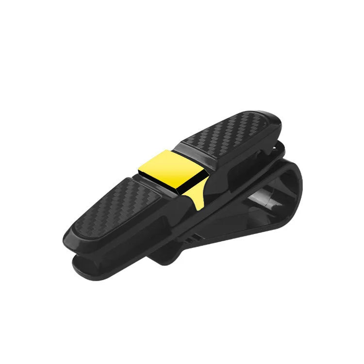 1PC Sunglasses Car Glasses Holder Holder Clip 180 Degree Sunglasses Holder Sun Visor Sunglasses Holder Car Vehicle Accessories