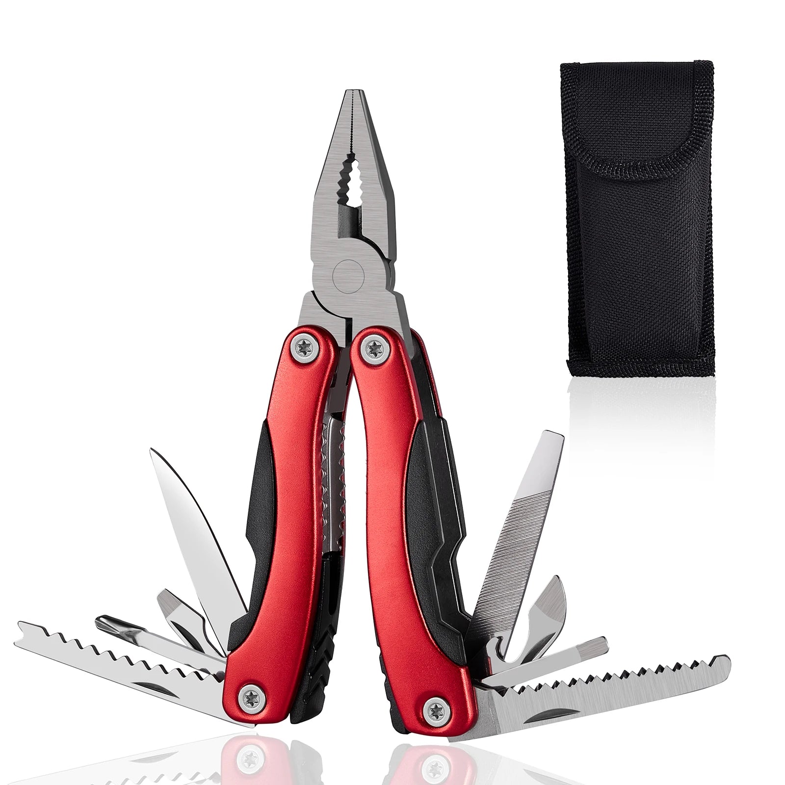 Pocket Multitool Pliers Knife Portable Hand Tool Pliers Screwdriver for Outdoor Survival Camping Fishing Hunting Hiking