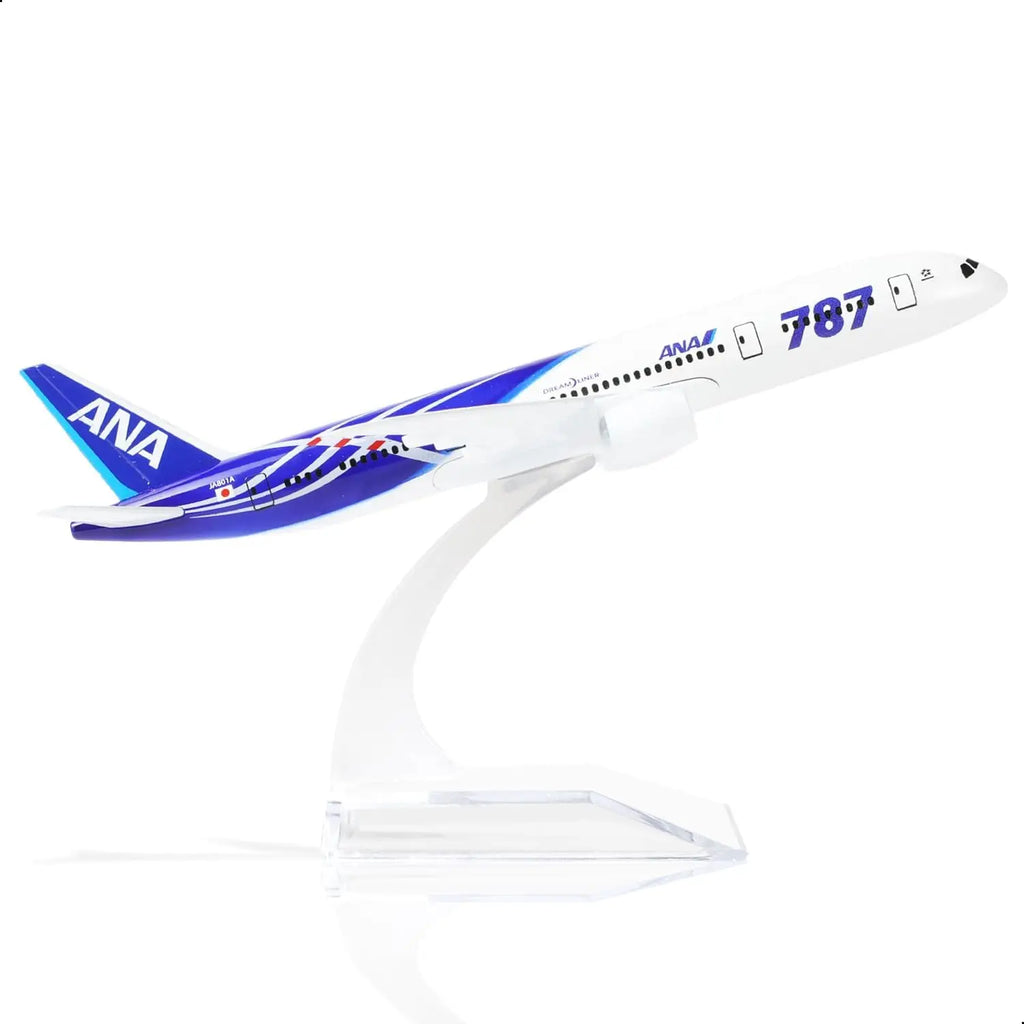 16cm Japan ANA B787 Toy Airplane Model 1/400 Scale Metal Diecast Airplane Models Kit for Collections and Displays or Boy Gift