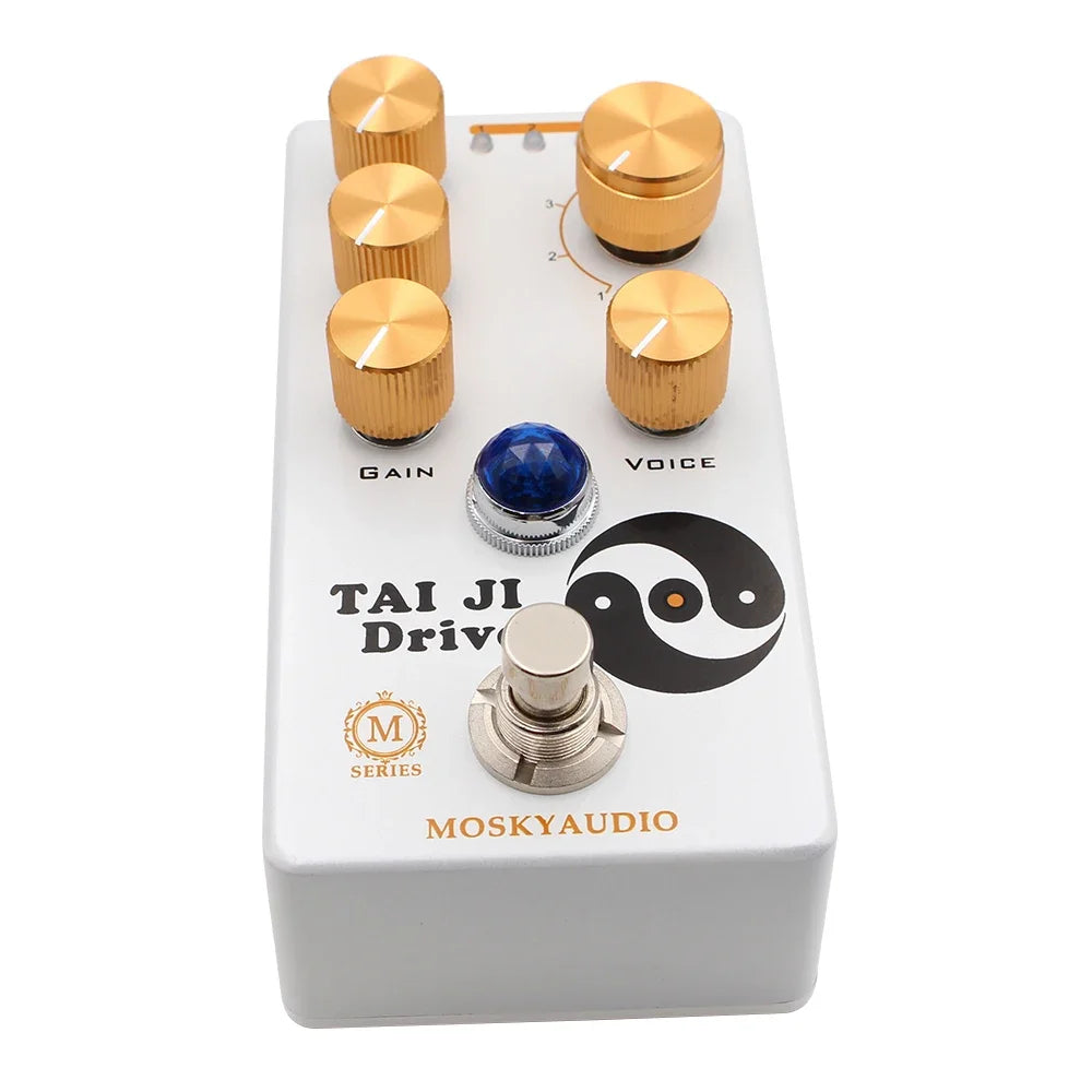 MOSKY TAI JI Drive Guitar Effect Pedal Amp-In-A-Box Overdrive Effect Pedal Overdrive Guitar Pedal True Bypass Full Metal Shell