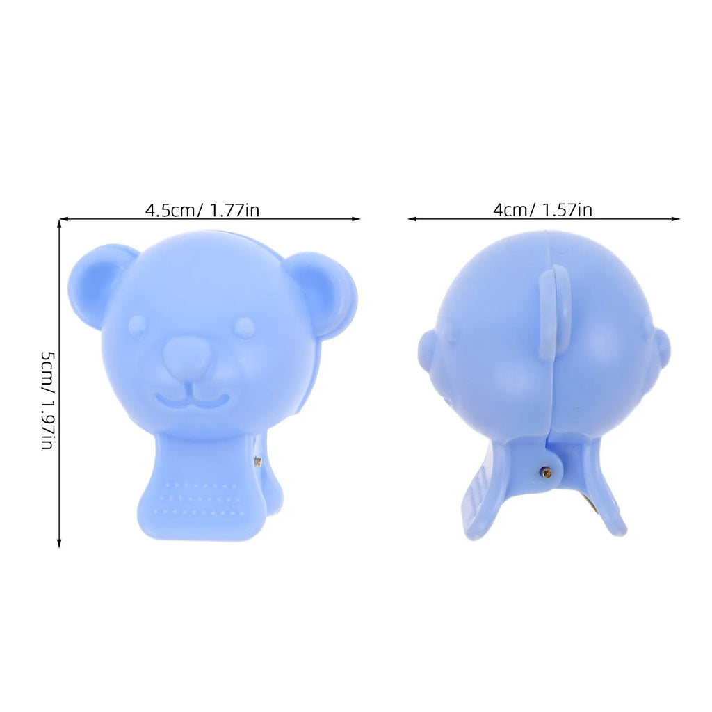 6Pcs Toothbrush Head Protective Covers Cute Cartoon Clip-on Travel Case Portable Caps for Kids Adults Bathroom Travel Use