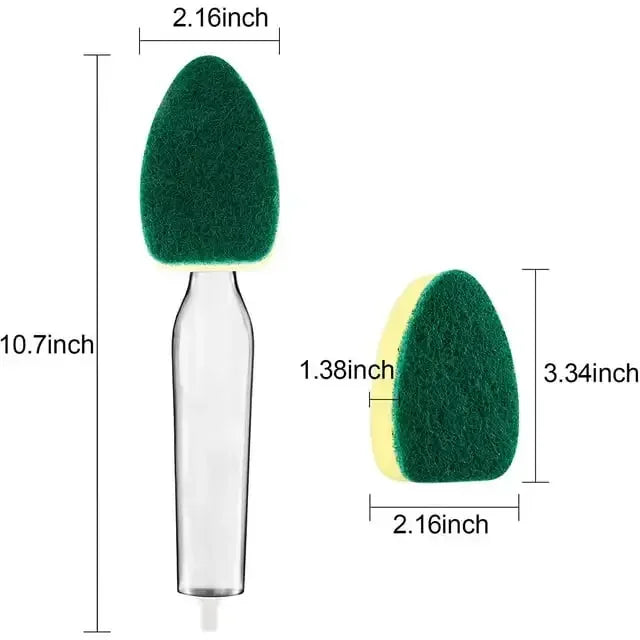 7Pcs Heavy Duty Dish Wand Sponge Refill Replacement Heads for Kitchen Sink Cleaning Dish Wash Sponge