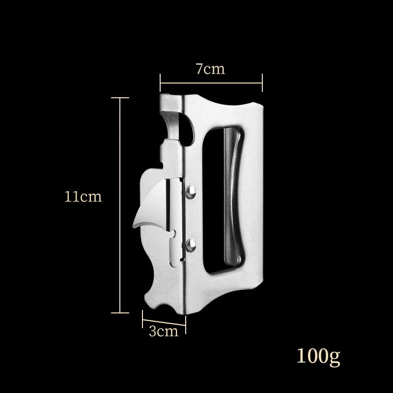 New Stainless Steel Portable Bottle Jar Opener Kitchen Gadget Portable Can Opener For Emergency Bottle Opener Party