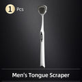 Y-kelin Men's Tongue Scraper Brush  Removal Tool Oral Cleaning and Odor   Coating