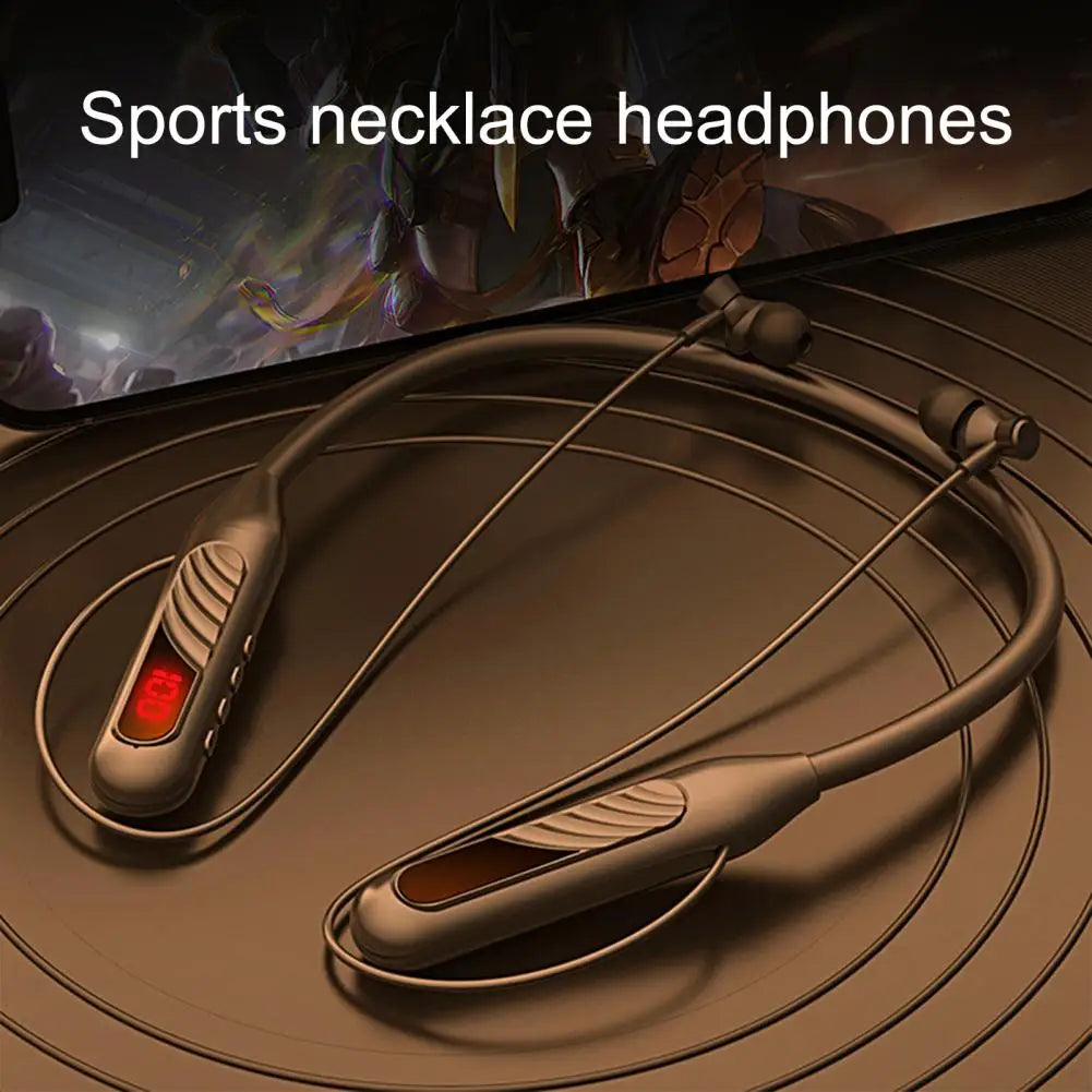 BT-8 Wireless Earbud HiFi Bluetooth-compatible 5.3 Neckband Stereo Sports Earphone For IPhone Fones De Ouvido Halterneck