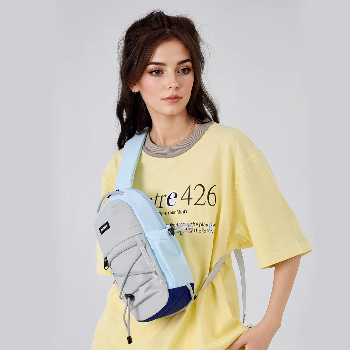 Casual Portable Shoulder Bag, Crossbody Bag, 2026 New Style Chest Bag, Ultra-Light Portable Small Tote Bag for Men and Women, Sports Trendy Bag for Hiking, Mountain Climbing, and Shopping