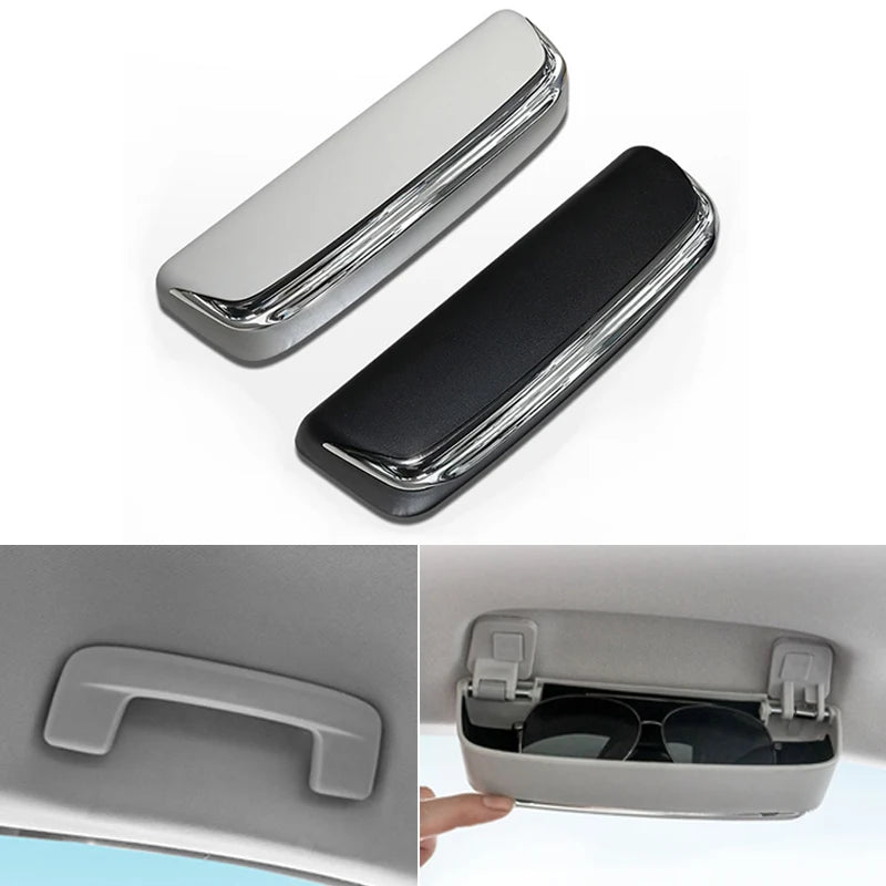 Sunglasses Holder For Audi Q4 E-tron Roof Handle Armrests Glasses Case Car Storage Organize Box Interior Styling Accessories