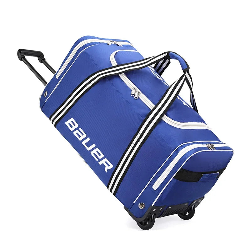 Large Capacity Rolling Luggage Trolley Bag with Wheels Waterproof Oxford Duffel Bag Wheeled Bag Travel Suitcase Carry on Luggage