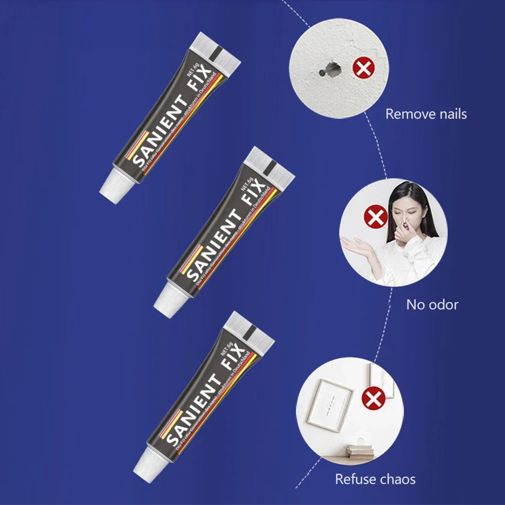 Strong Universal Nail-free Glue Waterproof Multifunction Super Adhesive for Wall Metal Mirror Bathroom Shelf without Punching