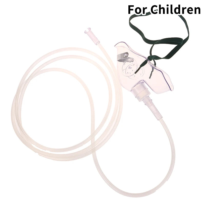 Hot! Hot！Adult Oxygen Mask With Tube Disposable Face Mask Shield Nebulizer Conduit Adult Oxygen Mask