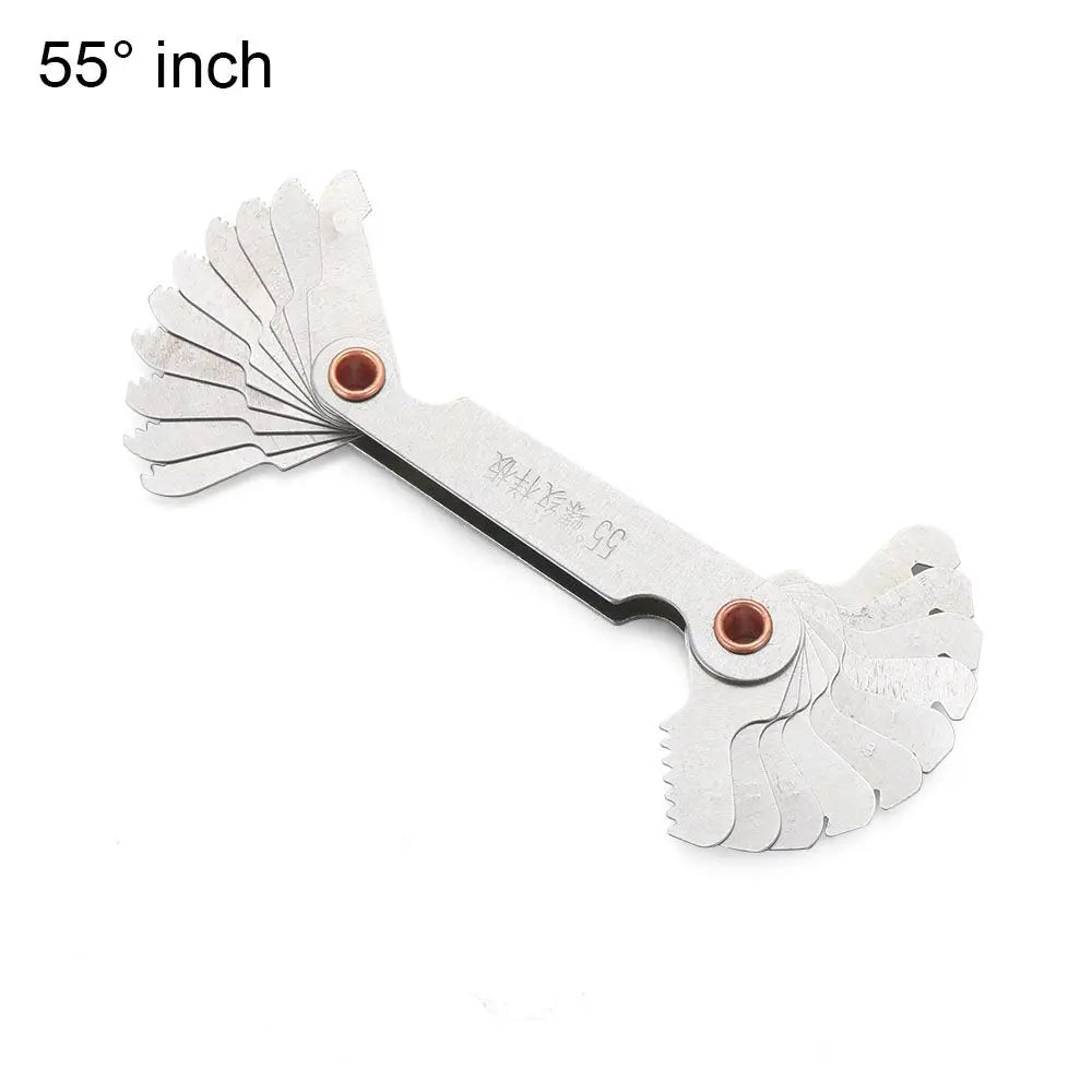 Carbon Steel Measuring 55/60 Degree Screw Pitch Center Measurement Gear Tooth Gauges Thread Plug Gauge