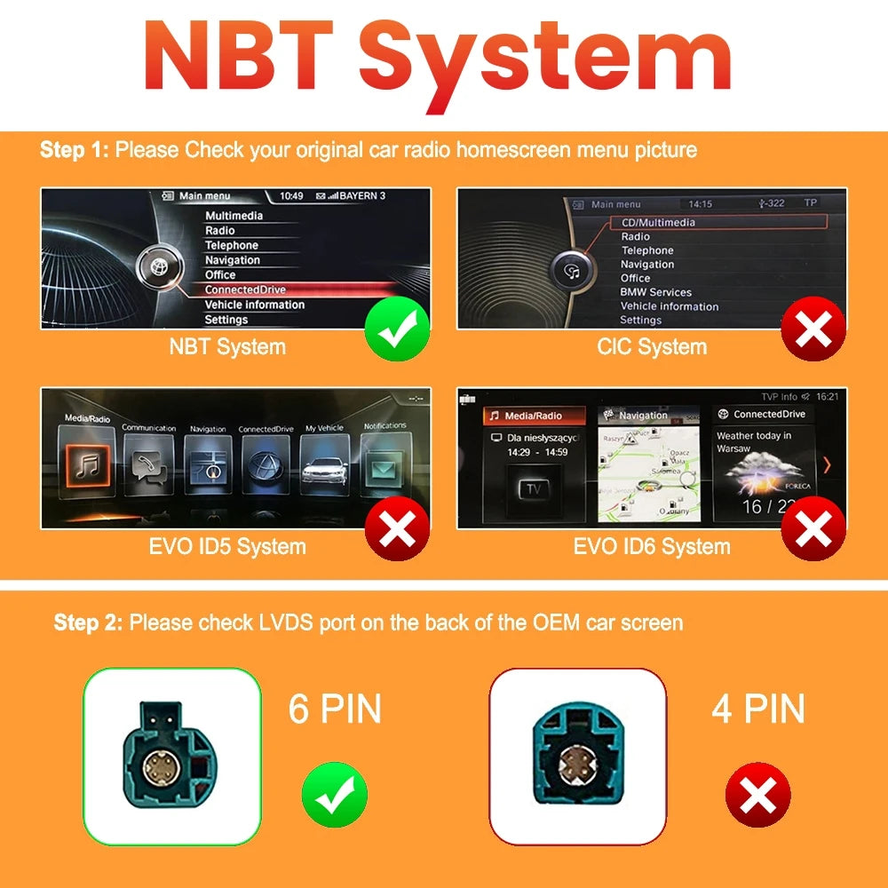Wireless CarPlay For BMW NBT CIC 1 2 3 4 5 7 Series F22 F10 F01 F02 X3 X4 F25 F26 MINI X4 X5 X6 F56 F15 F16 F85 Android Auto Box