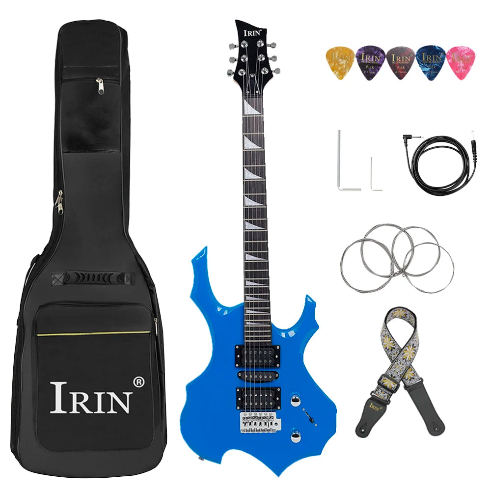 IRIN Electric Guitar 24 Frets 6 Strings Maple Body Electric Guitar Guitarra with Bag Strap Necessary Guitar Parts & Accessories