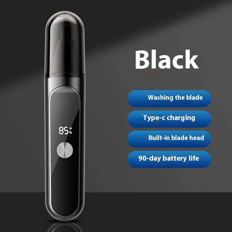 Rechargeable Electric Nose Hair Trimmer Hair Trimmer Nose Hair Remover Scissors Cleaning Tool Men's Shaving Knife