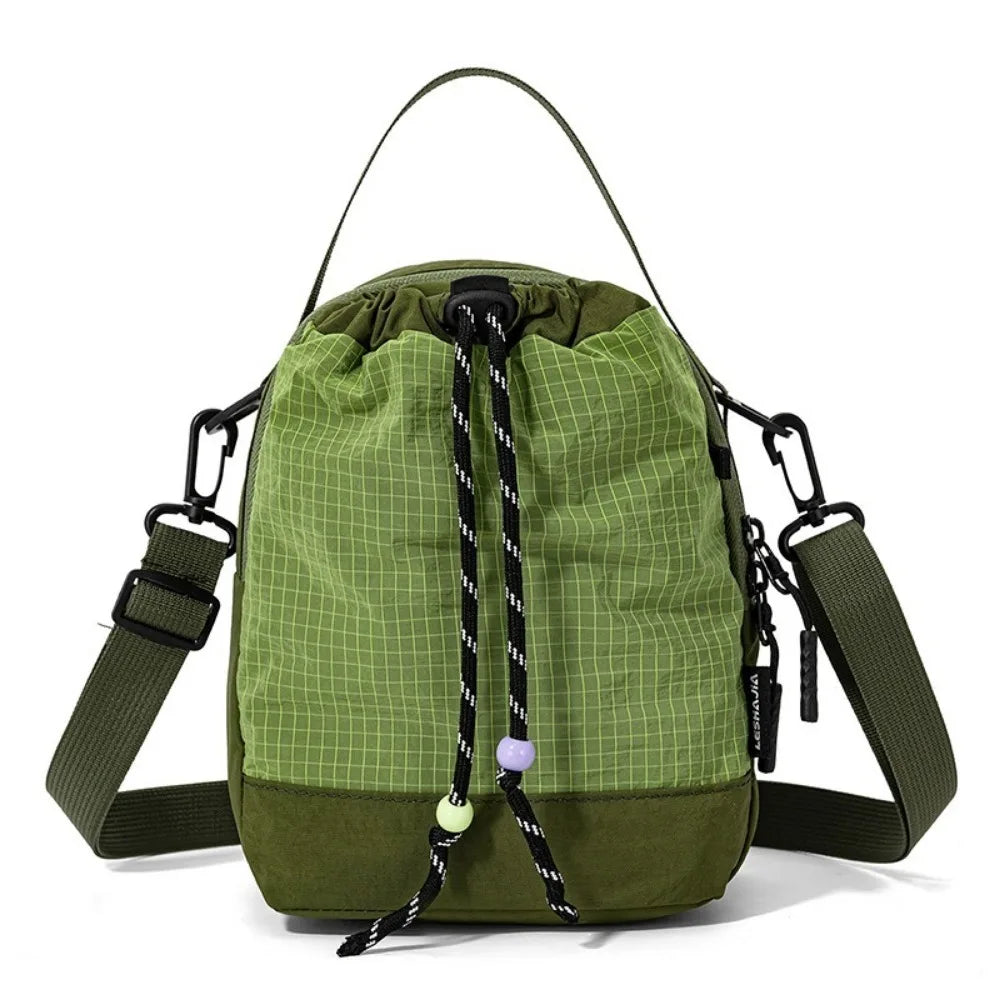 Large Capacity Water Bottle Carrier Bag Waterproof Lightweight Mobile Phone Bag Multi-Functional Korean Style