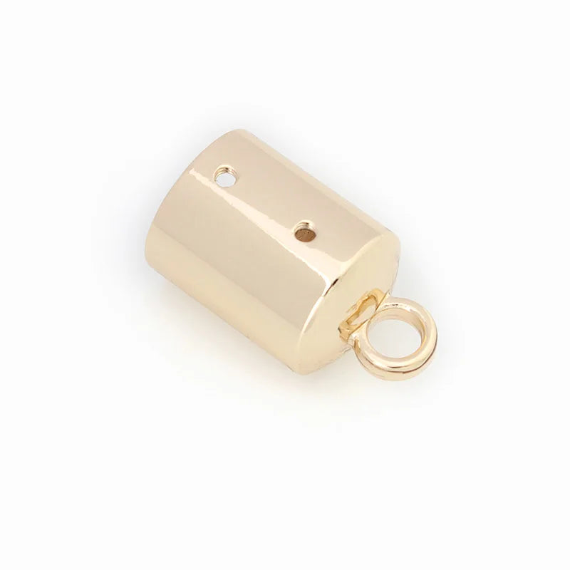 10/30/100PCS Metal Bag Straps Clasps Tassel Fringe Cap Buckle For Lether Rope Cord Lock Connector Hanger Shoulder Accessories