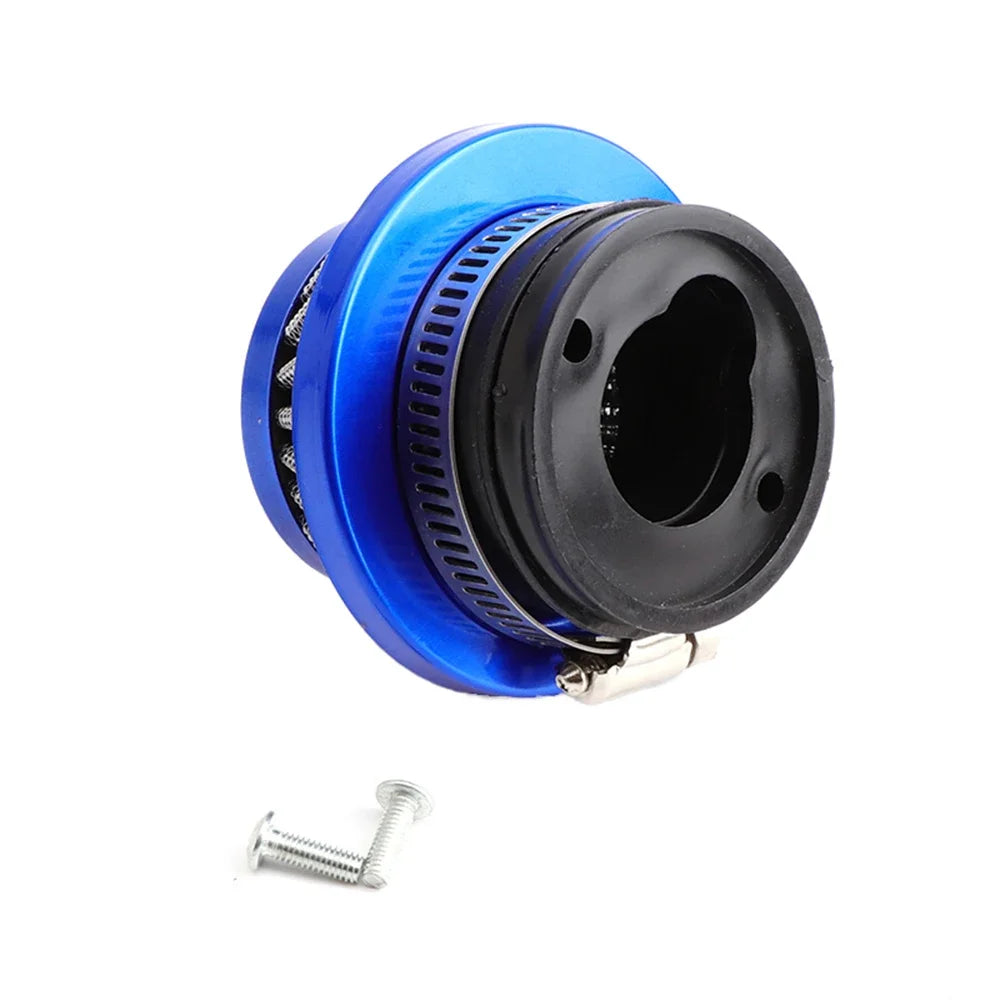 2-Stroke Pocket Bike Air Filter With Connector For 47cc 49cc Carburetor Mini Quad ATV Dirt Bike Go Kart