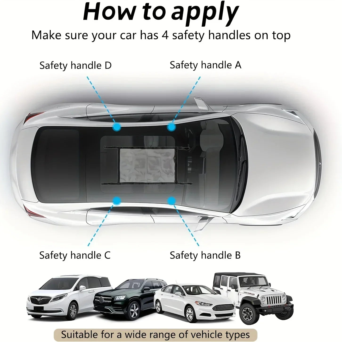 SUV Car Ceiling Storage Net Pocket Car Roof Bag Interior Cargo Net Breathable Mesh Bag Auto Stowing Tidying Interior Accessories