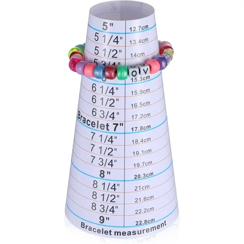ABUN-Bracelet Mandrel 2 Pcs And Bracelets Sizer Measuring Tool Wrist Size Measurement For Jewelry Necklace