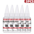 LOOLIFL 502 Super Glue 20g Fast Drying  Strong Adhesive Universal Bonding Glue for Plastic Metal Ceramic Wood Rubber Shoes1-5pcs