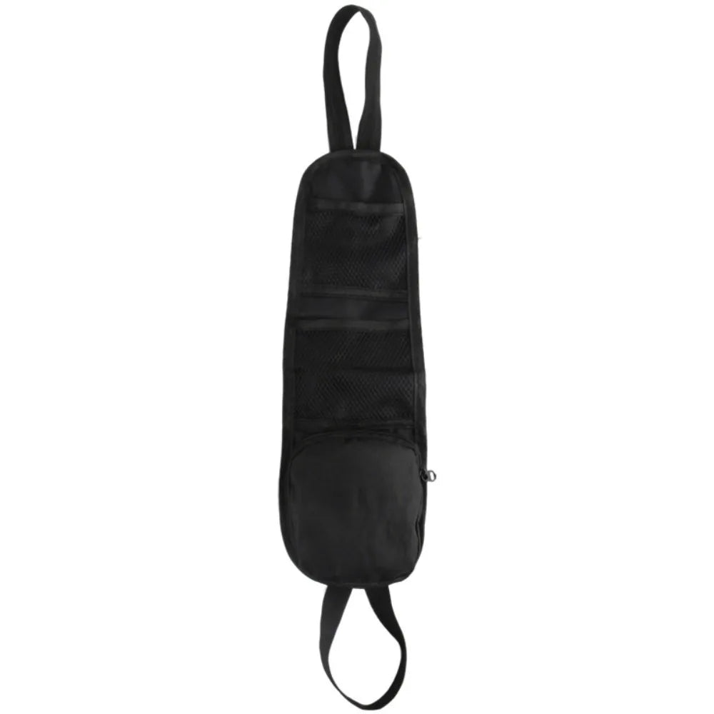 1pcs Car Seat Back Hanging Bag Oxford Cloth Waterproof Thermal Pressure Resistant Handle Side Storage Bag Vehicle Compression