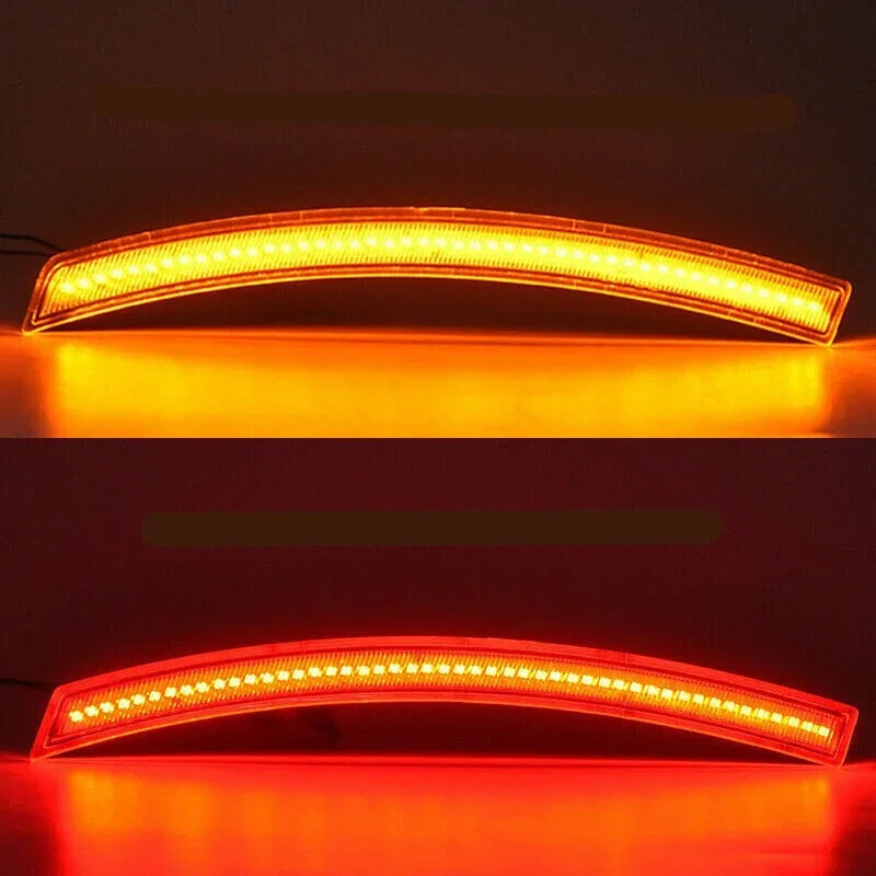 4pcs/set Smoked Lens LED Front and Rear Side Marker Lights for Chevy Corvette C7 2014-2019