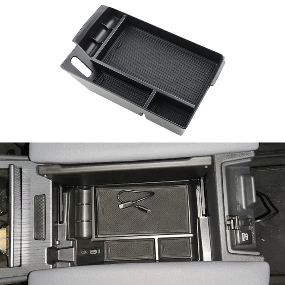 For Toyota Sienna XL40 4TH Gen 2021 2022 2023 2024 2025 Armrest Storage Box Center Console Holder Tray Organizer Accessories