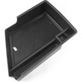 For Cadillac Lyriq 2023-2025 Center Console Tray Armrest Divider Durable ABS Black Functional Storage Box Car Accessories