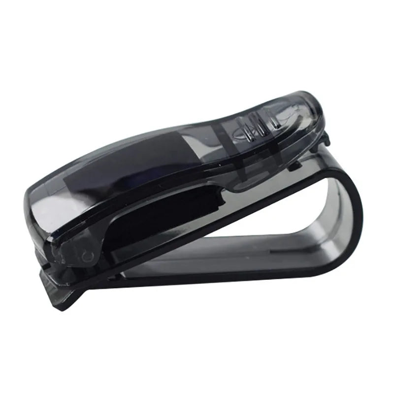 Rhinestone Sun Visor Mount Sunglasses Clip Holder Portable Car Crystal Bracket Decoration Accessories