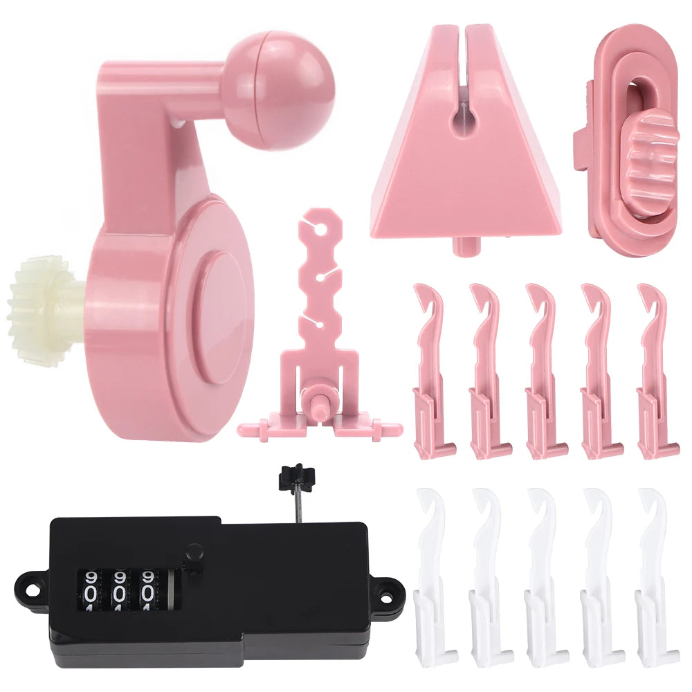 Knitting Machine Row Counter / Tension Forks / Yarn Guide / Crank / Pins Adapter - Replacement Part for Sentro 40, QJH 48