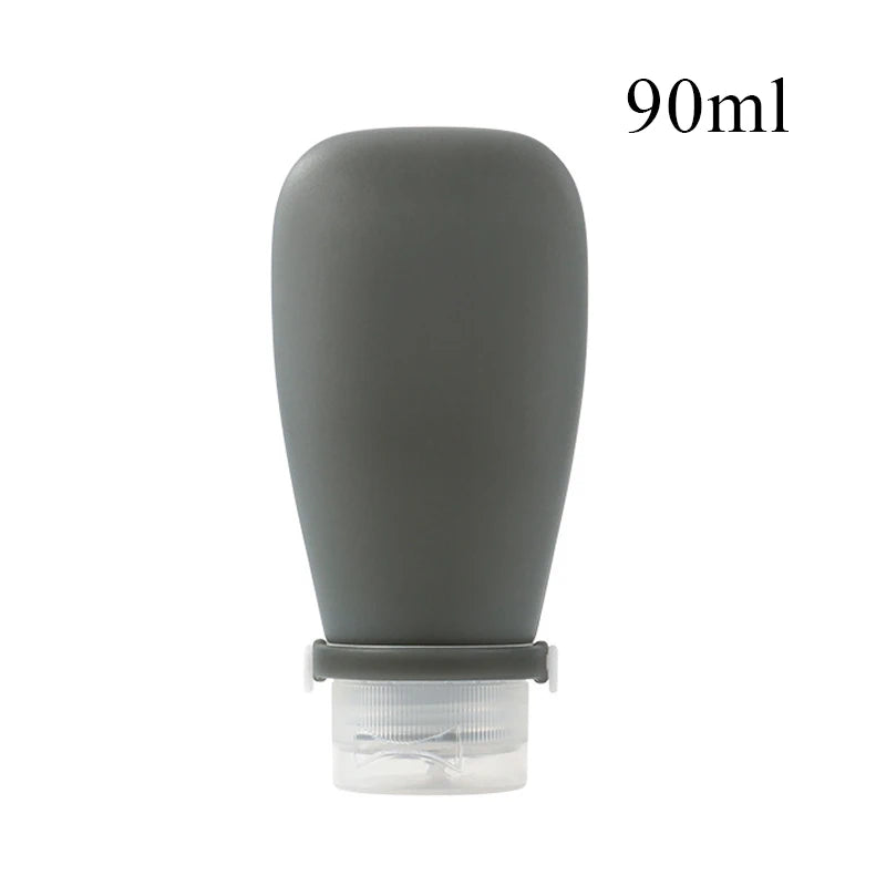 Soft Silicone Travel Bottles 30/60/90ml Empty Squeeze Tubes For Lotion Leakproof Skin Care Products Container Travel Accessories