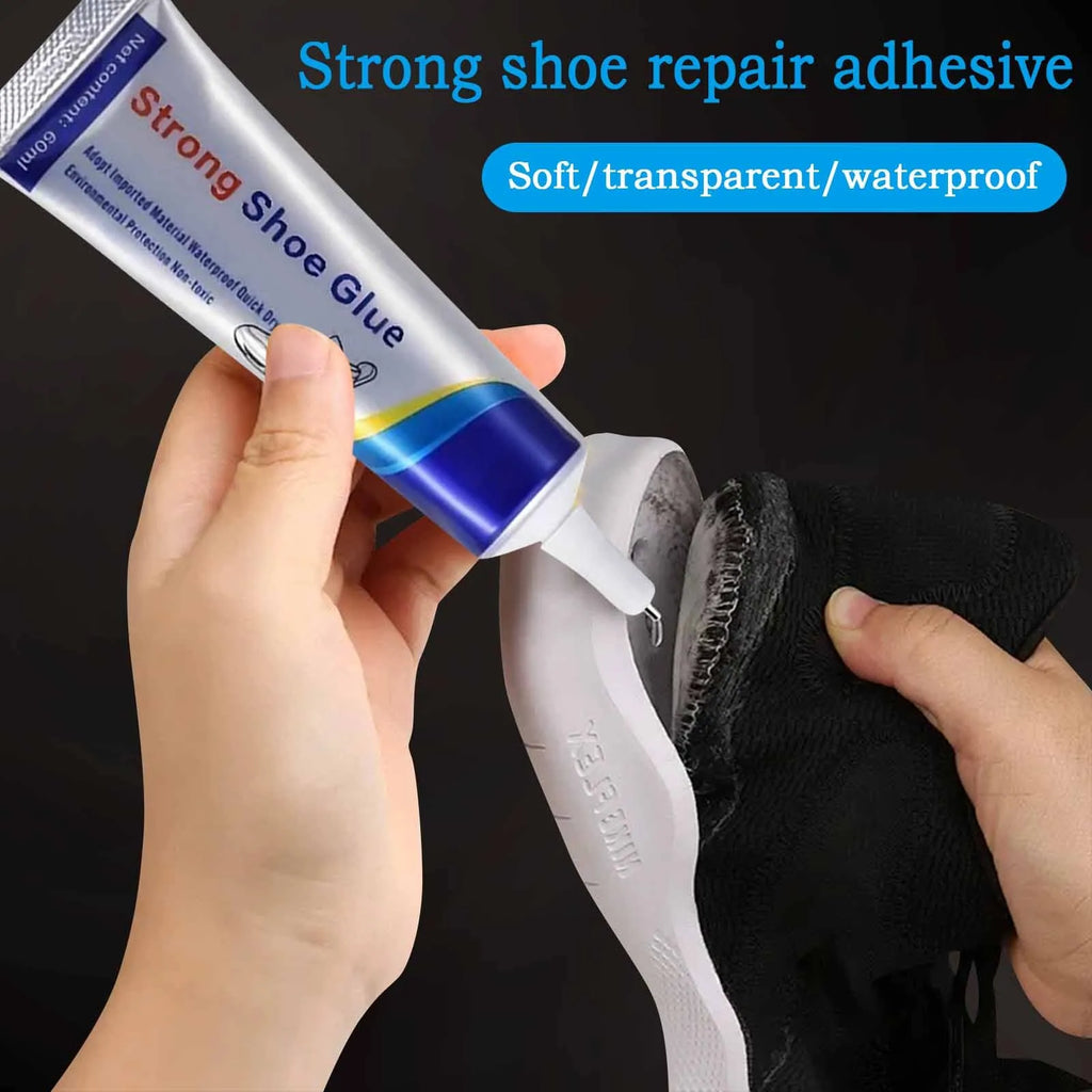 Waterproof Shoe Repair Glue 60ml, High-strength Quick-drying Glue for Boots, Leather, and Rubber, Adhesive
