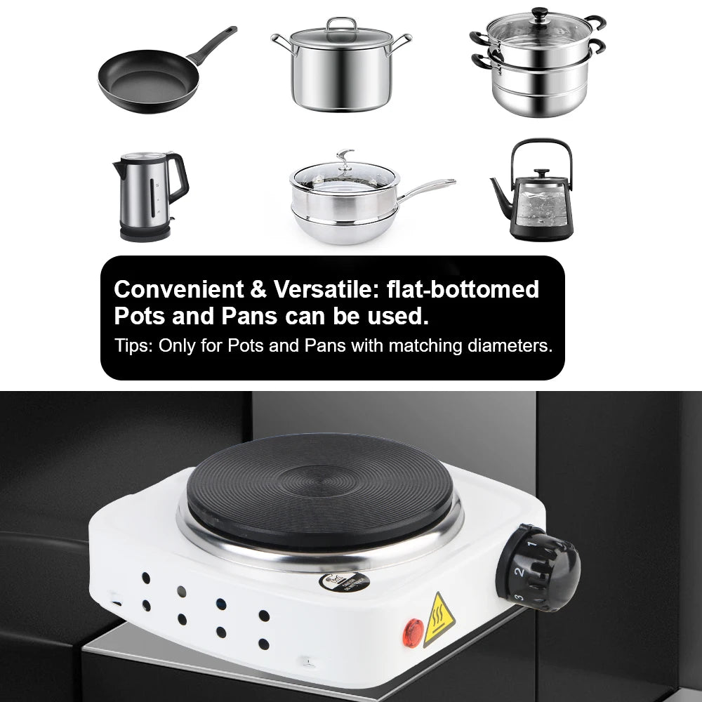 Milk Water Coffee Heating Furnace Multifunctional Kitchen Tools Appliance Mini Electric Heater Stove Hot Cooker Plate 500W 220V
