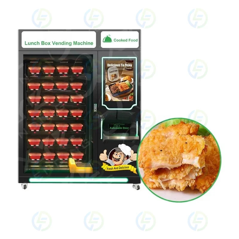 Lunch Box Vending Machine Customized Intelligent Meal Pickup Cabinet Smart Food Locker Automatic School Factory Supply