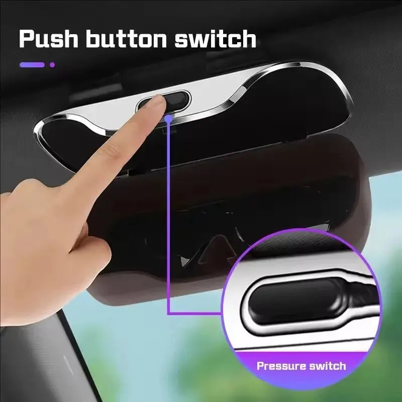 Auto Interior Optical Eyeglass Storage Clip Box Sun Glasses Holder Replacement Decor Parts For Mercedes W204 W205 W222 E210 E211