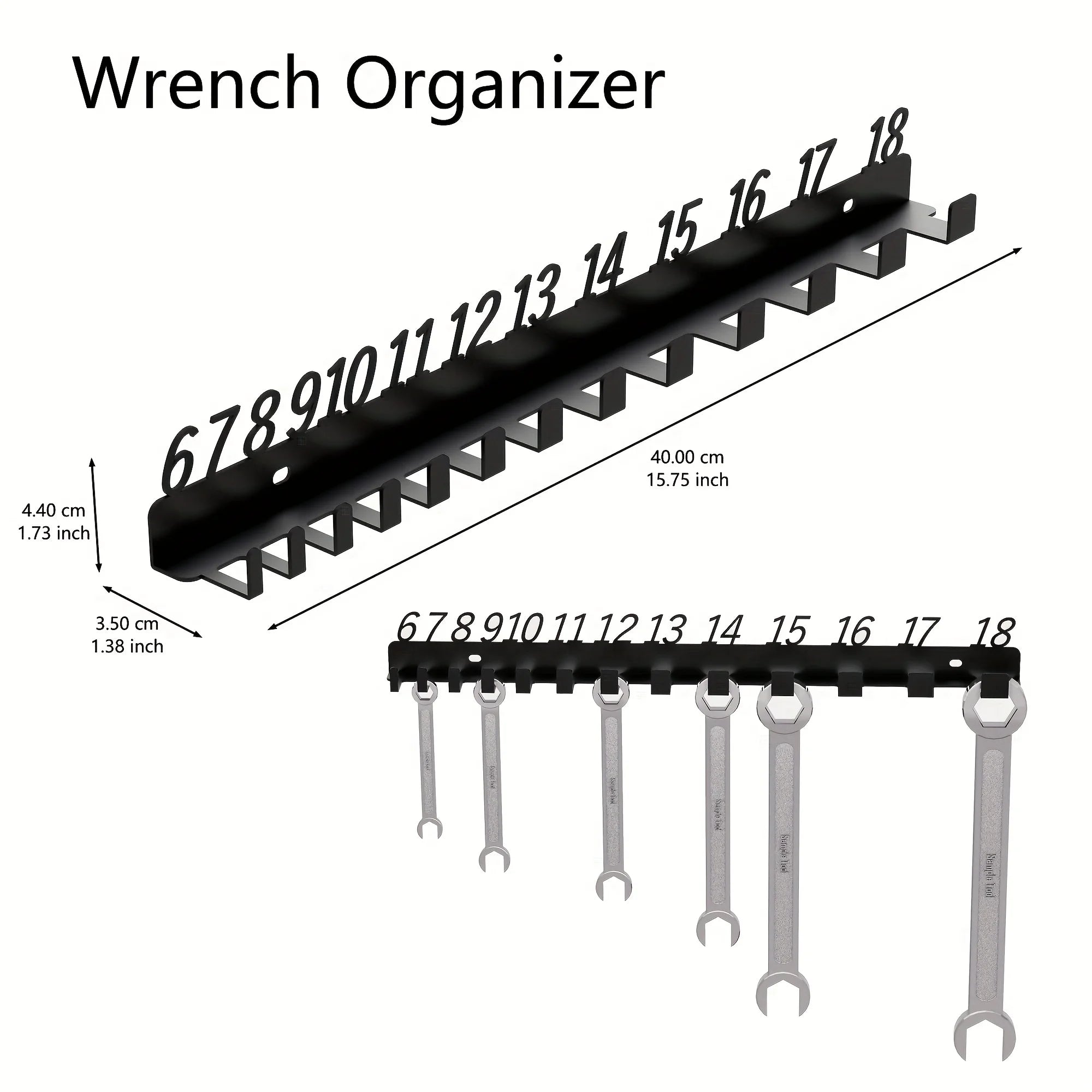 Durable Heavy-Duty Metal Wall-Mounted Screw Organizer with Numbered Slots  [Durable Screw Organizer]