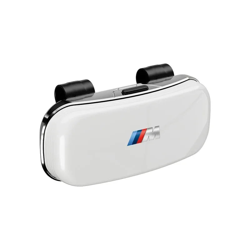 Car Visor Glasses Box Auto Sunglasses Storage Case Accessories For BMW G80 G06 G07 G42 G14 G15 G16 F82 F20 F21 F83 M2 / Stickers