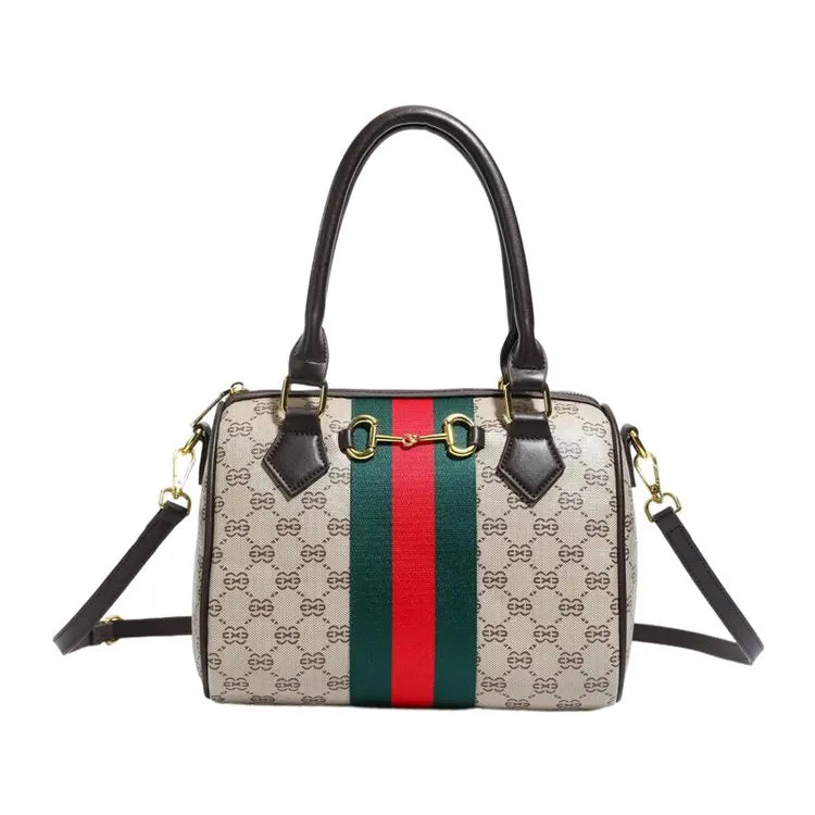 High-end Leather Diaper Bag for Ladies Vintage Fashionable Simple Commuter Backpack Business Mens Womens