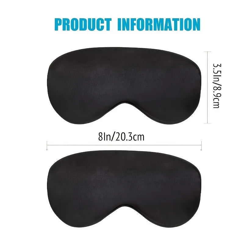 Flash sale  Sleep Eye Mask Night Cover Eye Sleeping Silk Satin Masks for Women And Men, Blindfold Eye Patch for Airplane
