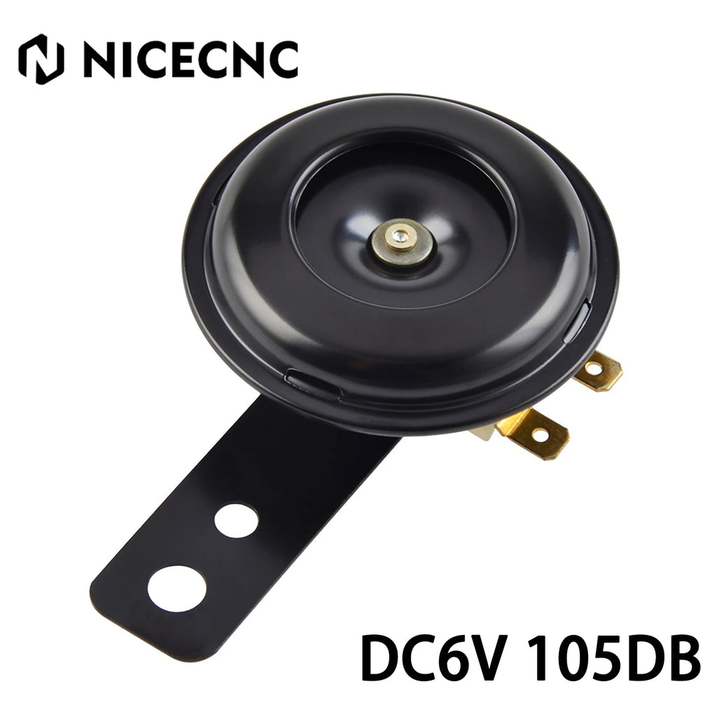 Universal Motorcycle Loud Horn Speaker 105dB DC6V Electric Horn For Yamaha KTM Suzuki Honda BMW Kawasaki Ducati Husqvarna GasGas