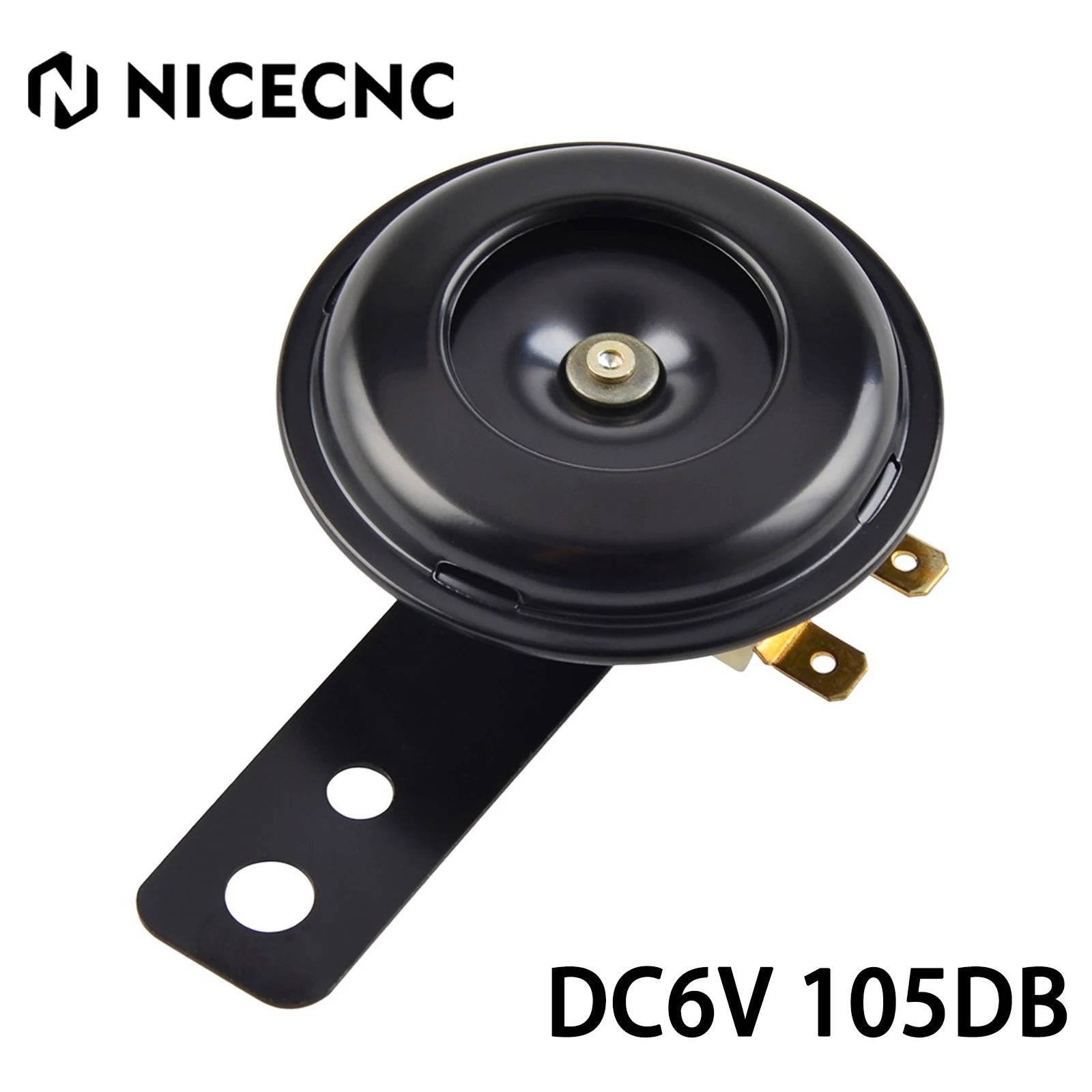 Universal Motorcycle Loud Horn Speaker 105dB DC6V Electric Horn For Yamaha KTM Suzuki Honda BMW Kawasaki Ducati Husqvarna GasGas