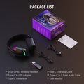 EKSA G19BT 2.4GHz Wireless Gaming Headphones Ultra-light Bluetooth 5.4 Headset Gamer with Microphone for PC/PS5/Xbox