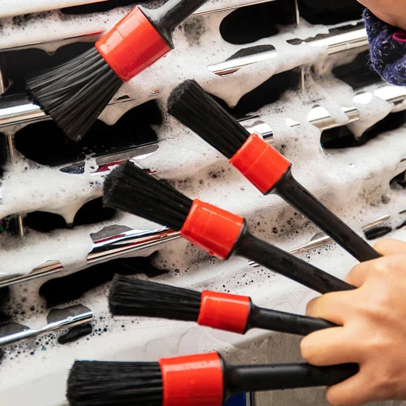1/6Pcs Car Wash Care Detailing Brush Set, for Cleaning Wheels, Dashboards, Vents and More, Car Cleaning Brushes, Car Accessories