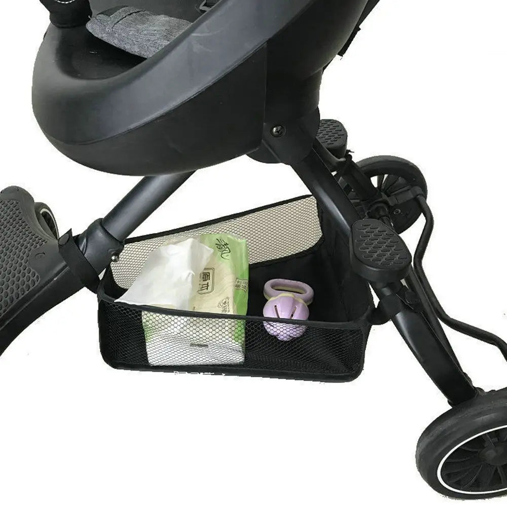 Diaper Bag Diaper Holder Trolley Storage Bag Mesh Storage Basket Baby Stroller Bag Hanging Storage Bag Bottle Storage Bag