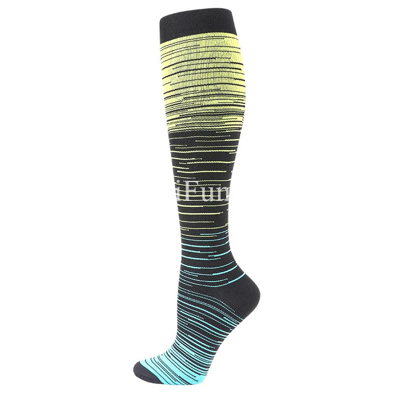 1 Pair Compression Socks Women And Men Stockings Best Medical Nursing Hiking Travel Flight Socks Running Fitness Socks